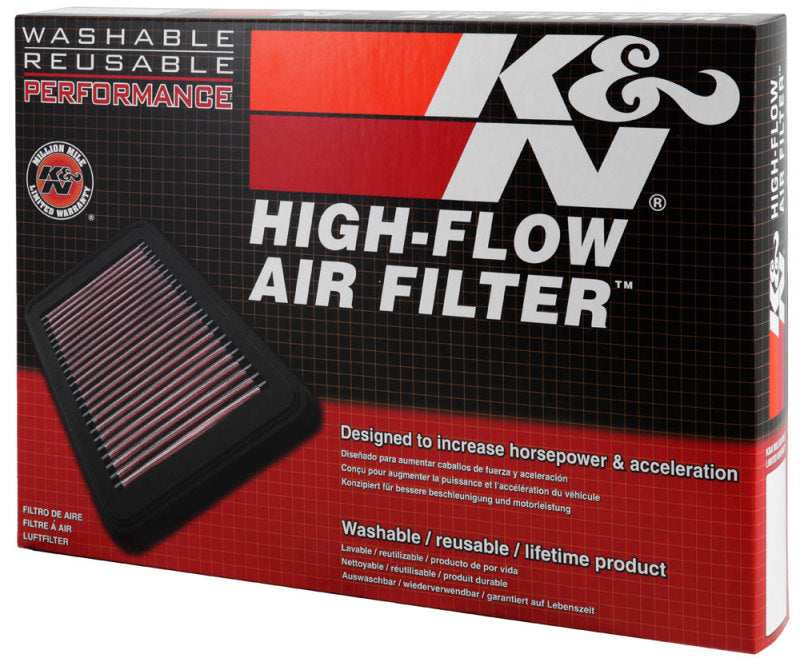 K&N 2020 Chevrolet Silverado 2500/3500 6.6L Diesel Drop In Replacement Air Filter - 33-5098 for 2020-2026 Chevrolet Silverado