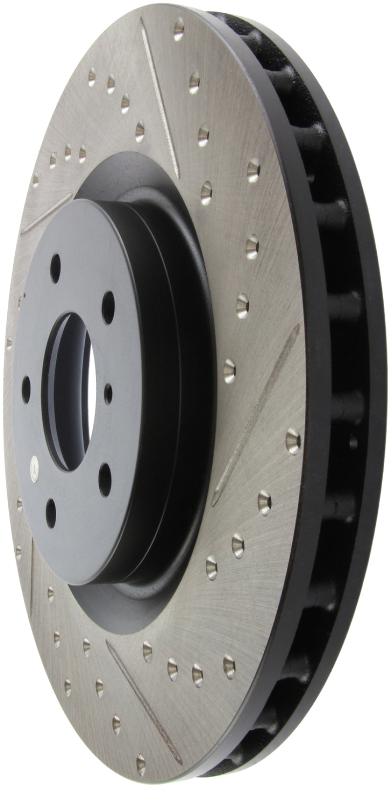StopTech Slotted &amp; Drilled Sport Brake Rotor - 127.42076L