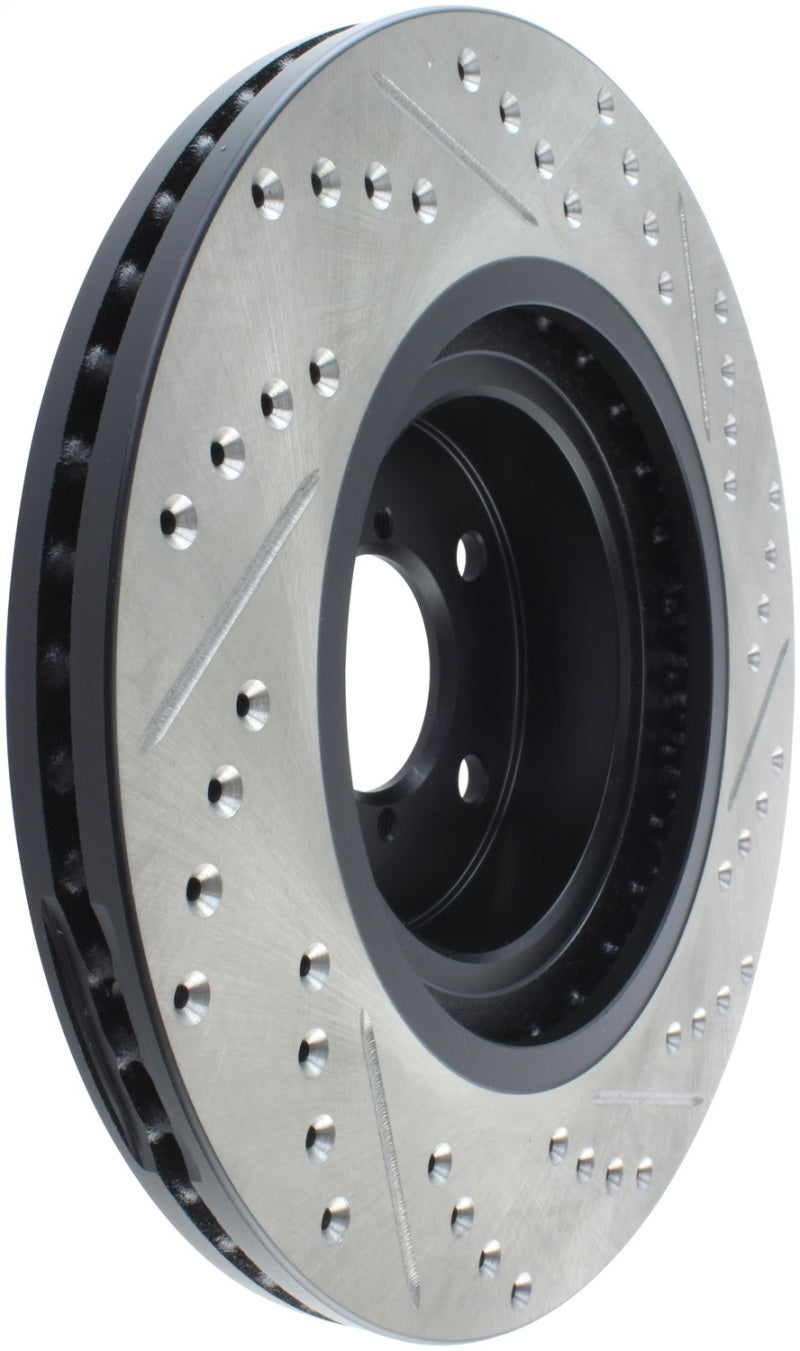 StopTech Slotted &amp; Drilled Sport Brake Rotor - 127.47021R