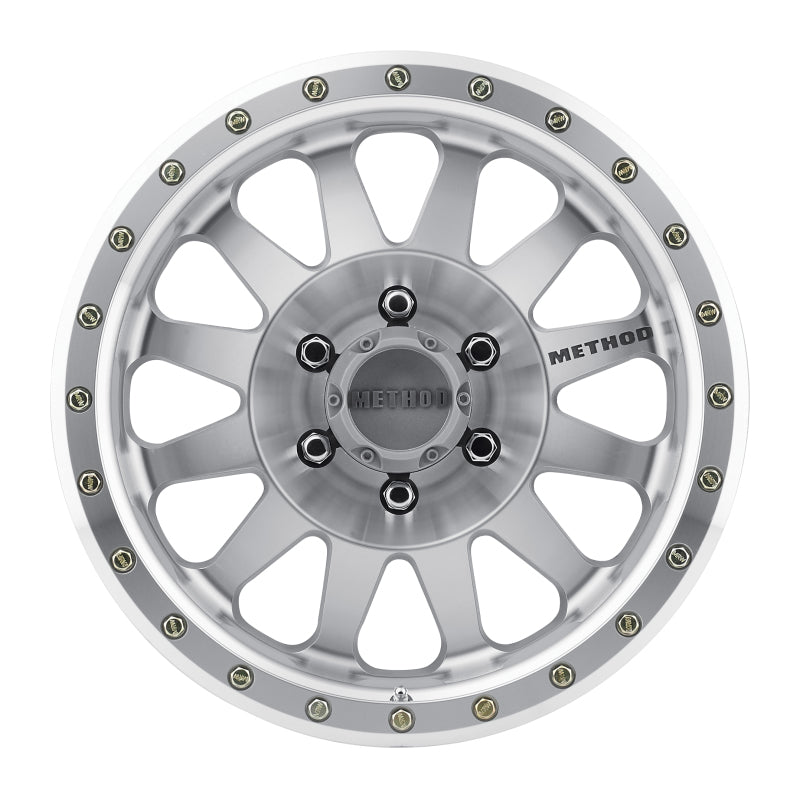 Method MR304 Double Standard 16x8 0mm Offset 6x5.5 108mm CB Machined/Clear Coat Wheel - MR30468060300