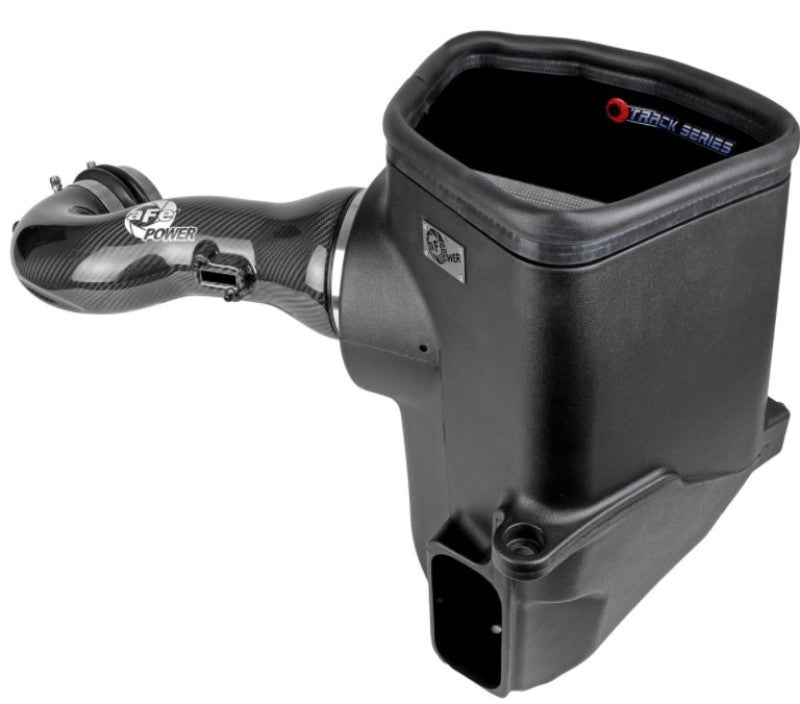 aFe 19-21 GM Trucks 5.3L/6.2L Track Series Carbon Fiber Cold Air Intake System W/ Pro Dry S Filters - 57-10015D