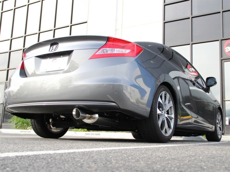 aFe Takeda Exhaust 304SS Axle-Back w/ Polished Tip 12-15 Honda Civic L4 1.8L - 49-36603