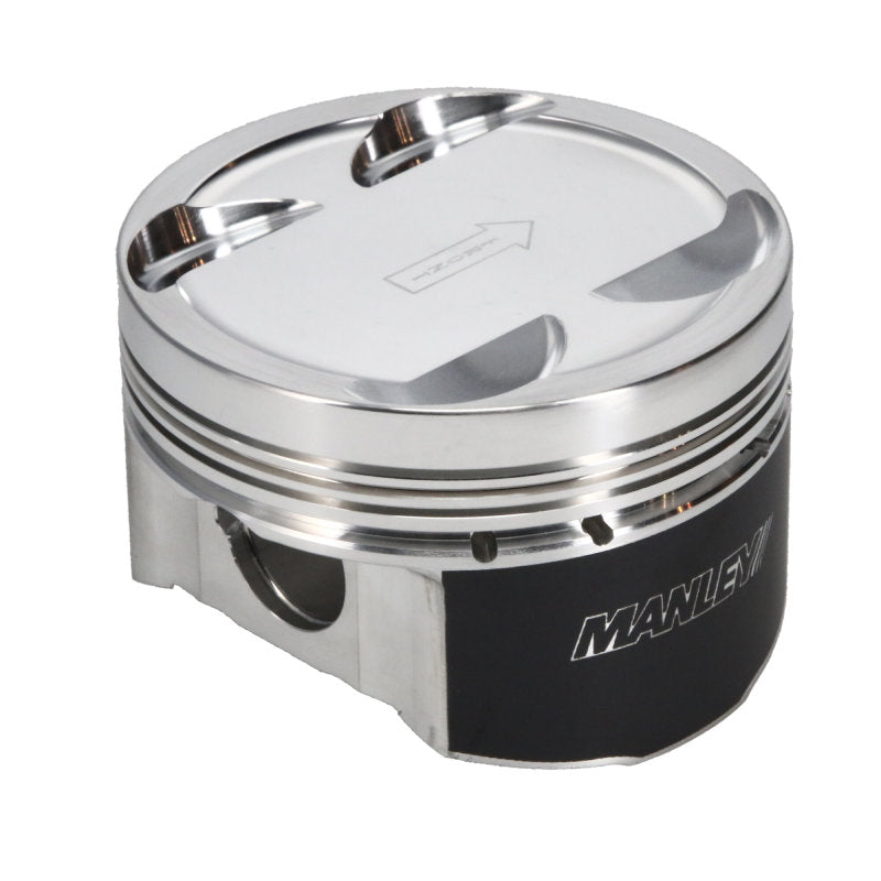 Manley 03-06 Evo 8/9 (7 Bolt 4G63T) 86mm +1mm Over Bore 8.5:1 Dish Pistons w/ Rings - 606010C-4