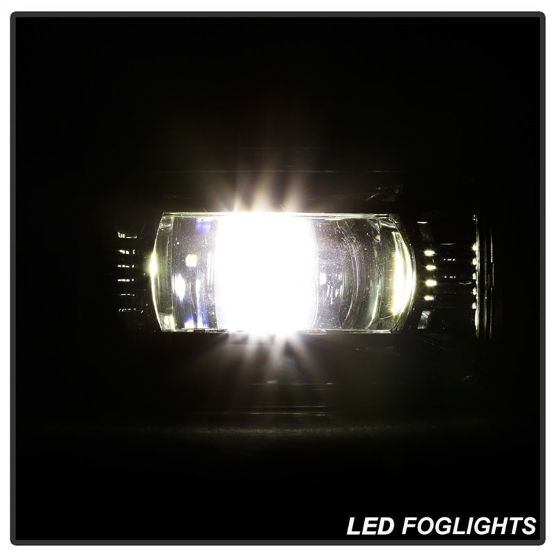 Spyder 15-18 Ford F-150 / 17-18 Ford F-250/F-350 Full LED Fog Lights - w/o Switch (FL-LED-PRO-4) - 9043277