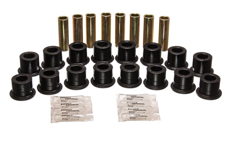 Energy Suspension 94-06 Hummer H1 Black Front & Rear End Control Arm Bushing Set - 3.3189G for 1994-2001 AM General Hummer - 