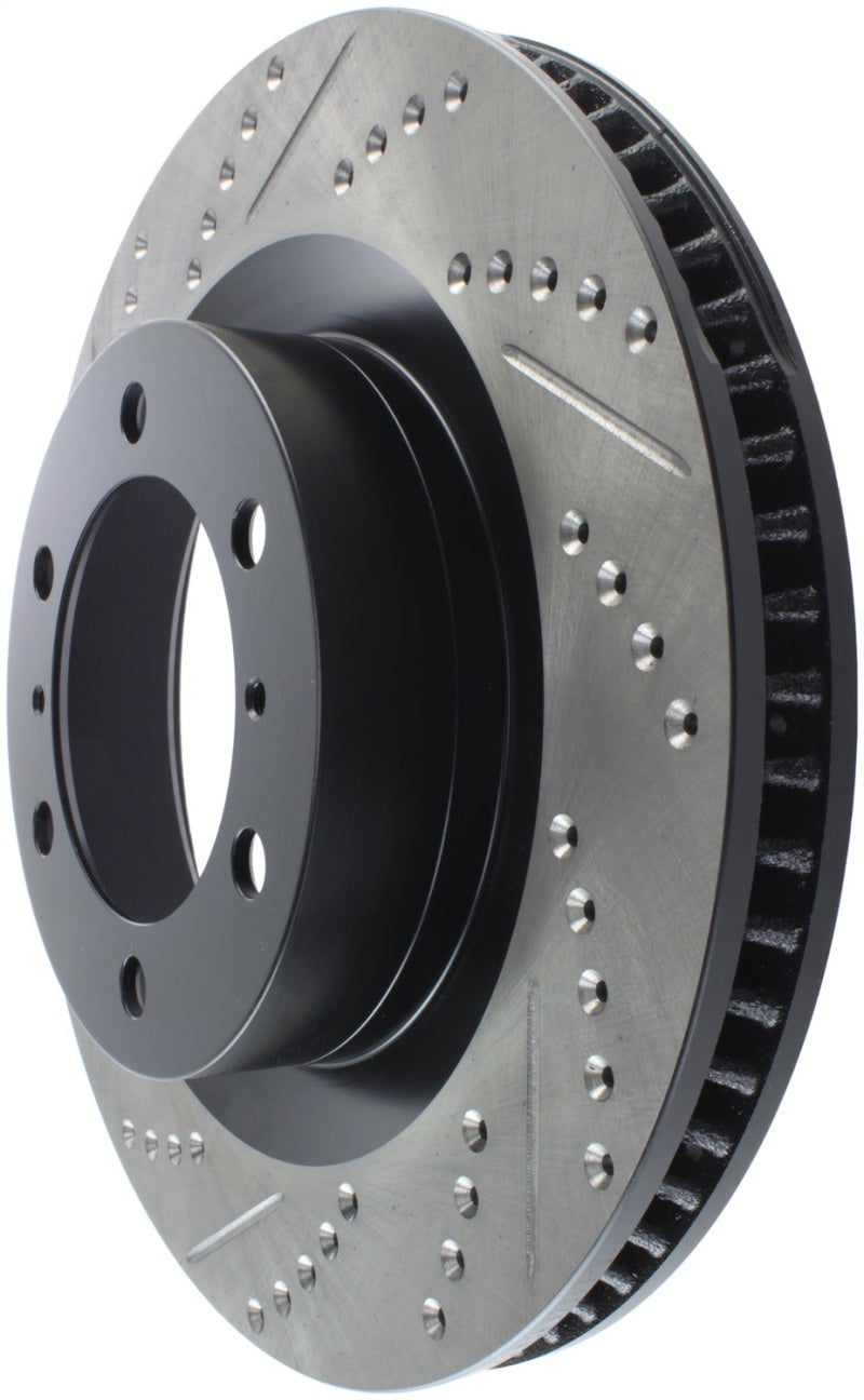 StopTech Slotted &amp; Drilled Sport Brake Rotor - 127.44174R