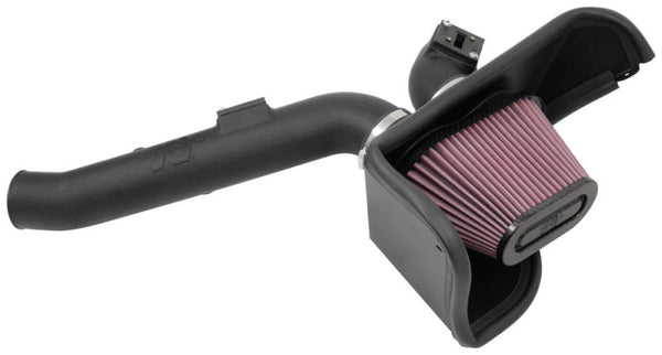 K&N 16-17 Cadillac ATS-V 3.6L V6 Twin Turbo Performance Intake Kit - 57-3093 for 2016-2017 Cadillac ATS - front view