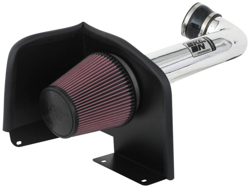 K&N 09-10 Yukon/Sierra/Tahoe/Silverado/Escalade High Flow Performance Kit - 77-3070KP for 2009-2014 Cadillac Escalade - front