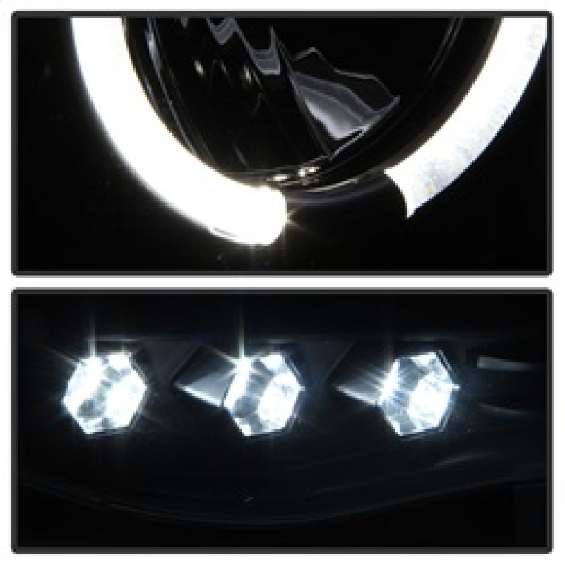 Spyder Dodge Ram 1500 02-05/Ram 2500 03-05 Projector Headlights LED Halo LED Blk PRO-YD-DR02-HL-BK - 5009975