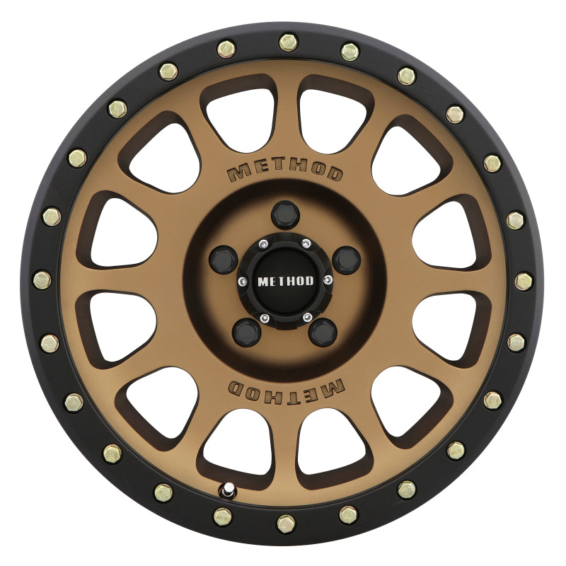 Method MR305 NV 17x8.5 0mm Offset 5x150 116.5mm CB Method Bronze/Black Street Loc Wheel - MR30578558900