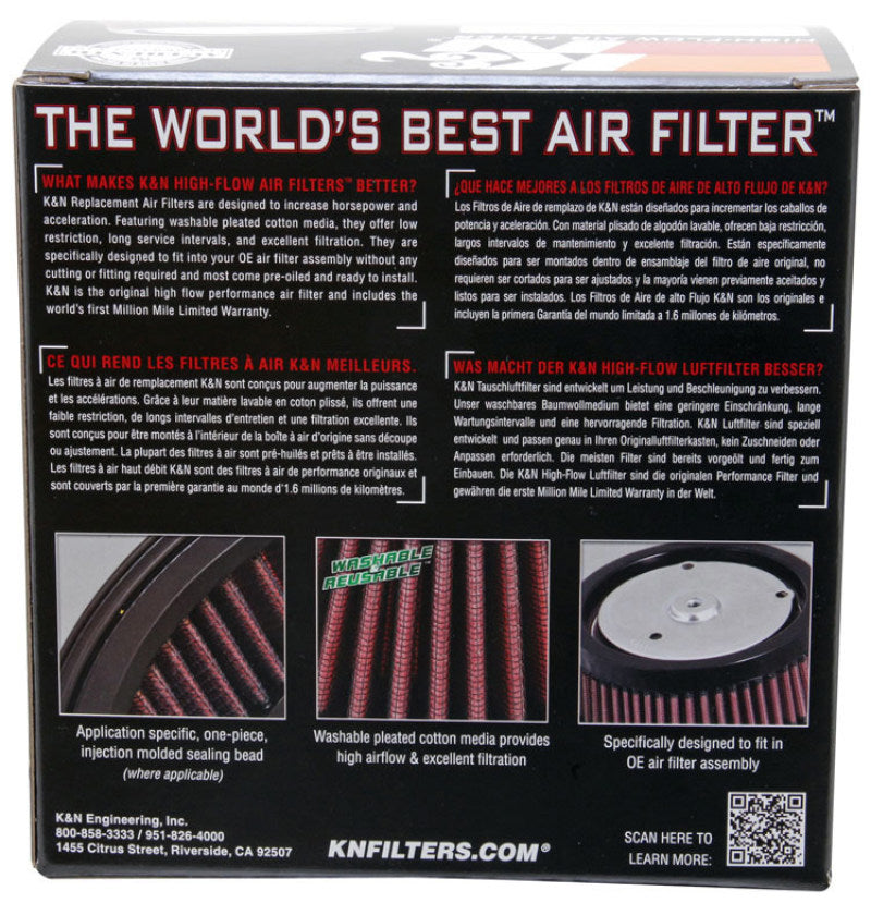 K&amp;N Custom Air Filter Round 5-3/8in OD x 4in ID x 2in H - E-3200