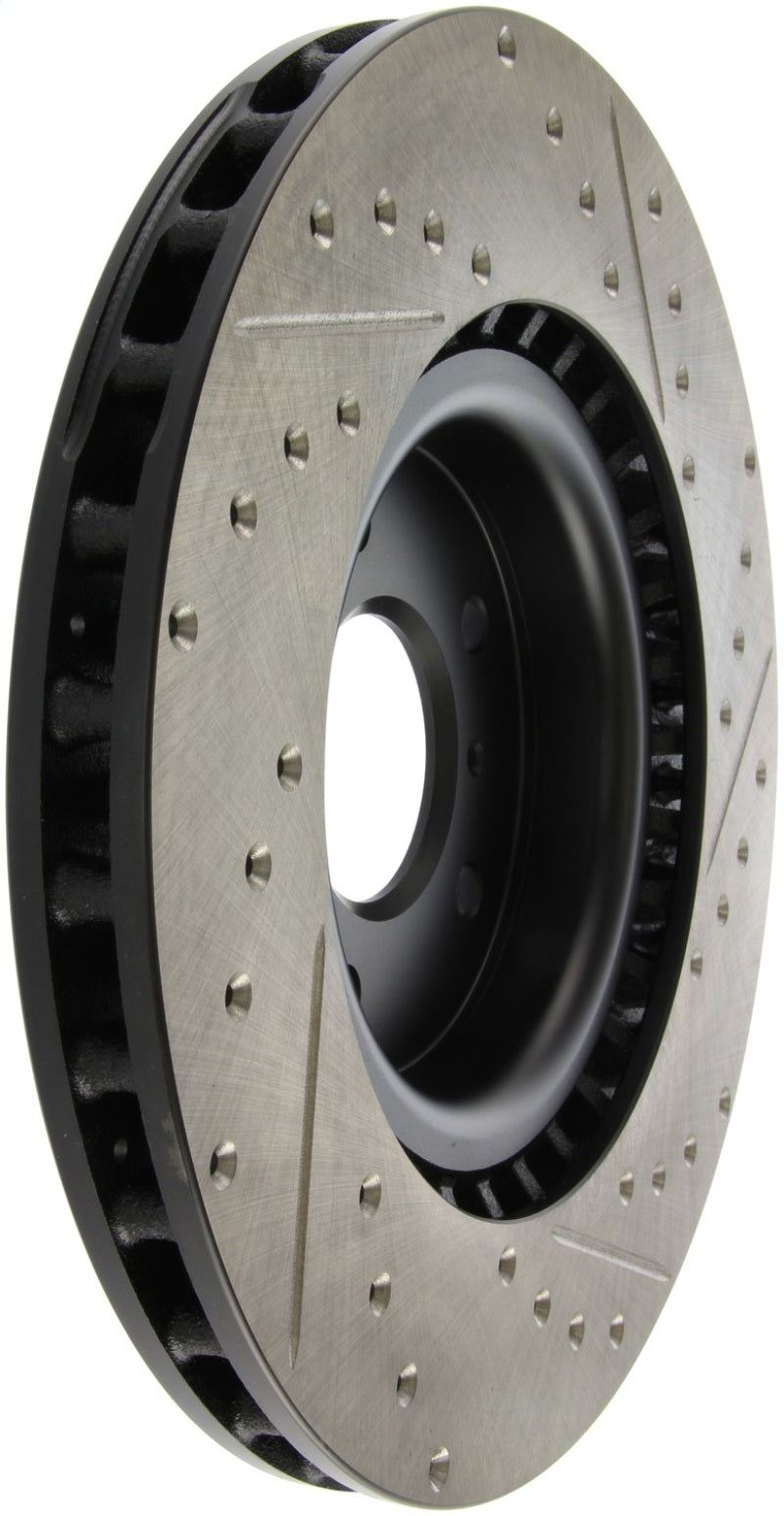 StopTech Slotted &amp; Drilled Sport Brake Rotor - 127.42076R