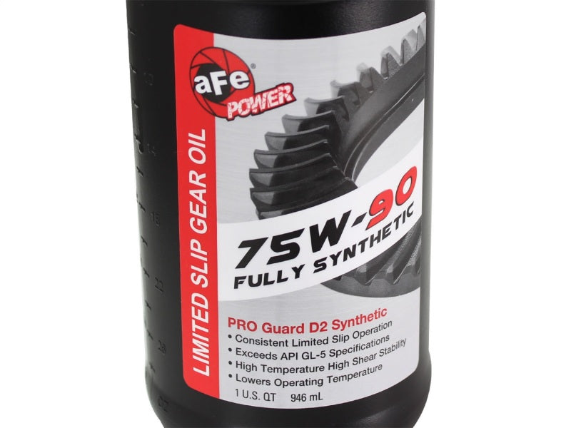 aFe Power Rear Diff Cover (Machined) 12 Bolt 9.75in 97-16 Ford F-150 w/ Gear Oil 4 QT - 46-70152-WL