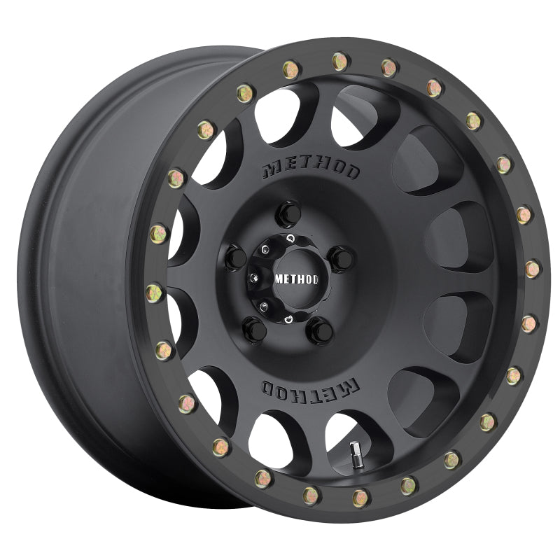 Method MR105 Beadlock 17x8.5 0mm Offset 8x6.5 130.81mm CB Matte Black w/BH-H24125 Wheel - MR10578580500B