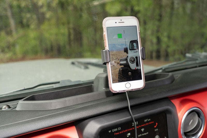 Rugged Ridge Dash Multi-Mount Charging Phone Kit 18-20 Jeep Wrangler JL/JT - 13551.35