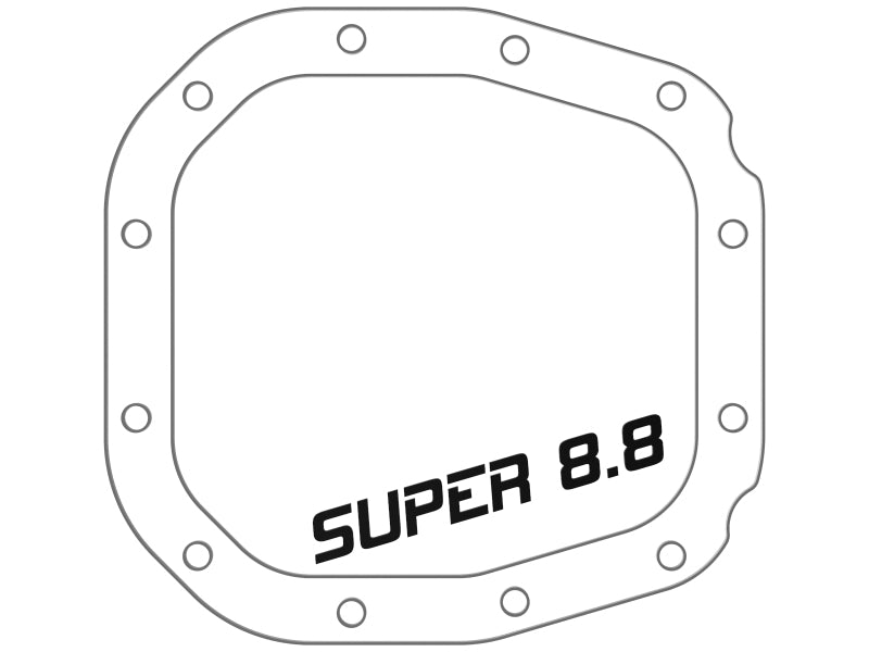 aFe Pro Series Rear Differential Cover Black w/ Fins 15-19 Ford F-150 (w/ Super 8.8 Rear Axles) - 46-71180B