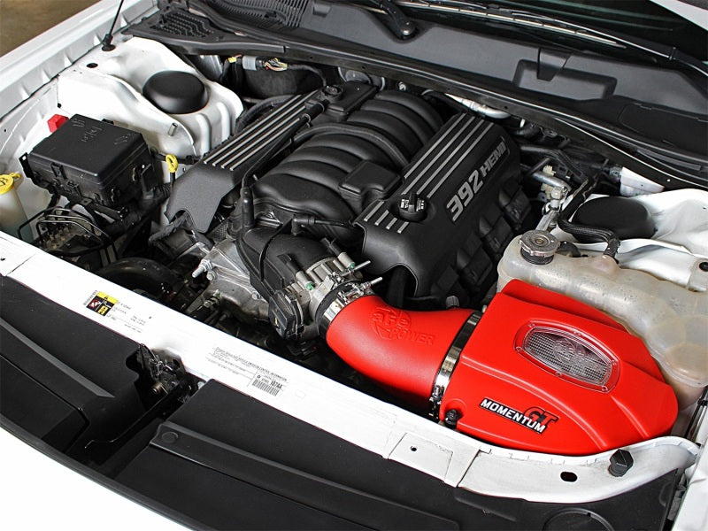 aFe POWER Momentum GT Limited Edition Cold Air Intake 11-17 Dodge Challenger/Charger SRT - Red - 51-72203-R