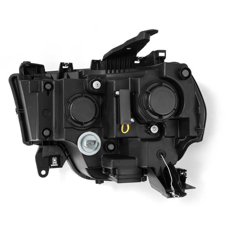AlphaRex 19-24 Ram 2500 LUXX LED Proj Headlights Plank Style Alpha Blk w/Activ Light/Seq Signal/DRL - 880549