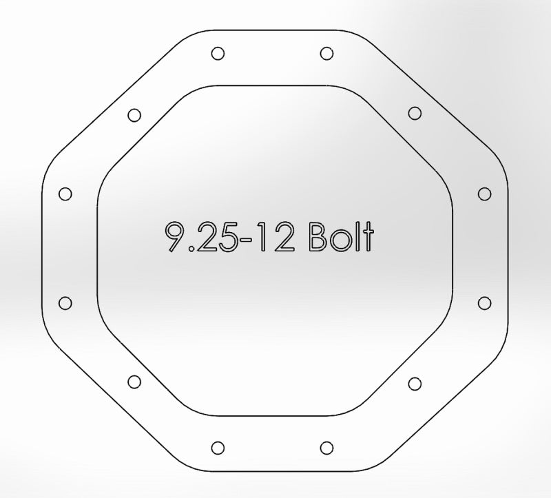 AFE Rear Differential Cover (Black Machined; Pro Series); Dodge/RAM 94-14 Corporate 9.25 (12-Bolt) - 46-70272