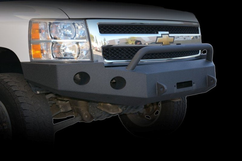DV8 Offroad 07-13 Chevrolet Silverado 1500 Front Bumper - Black Powdercoat - FBCS1-01