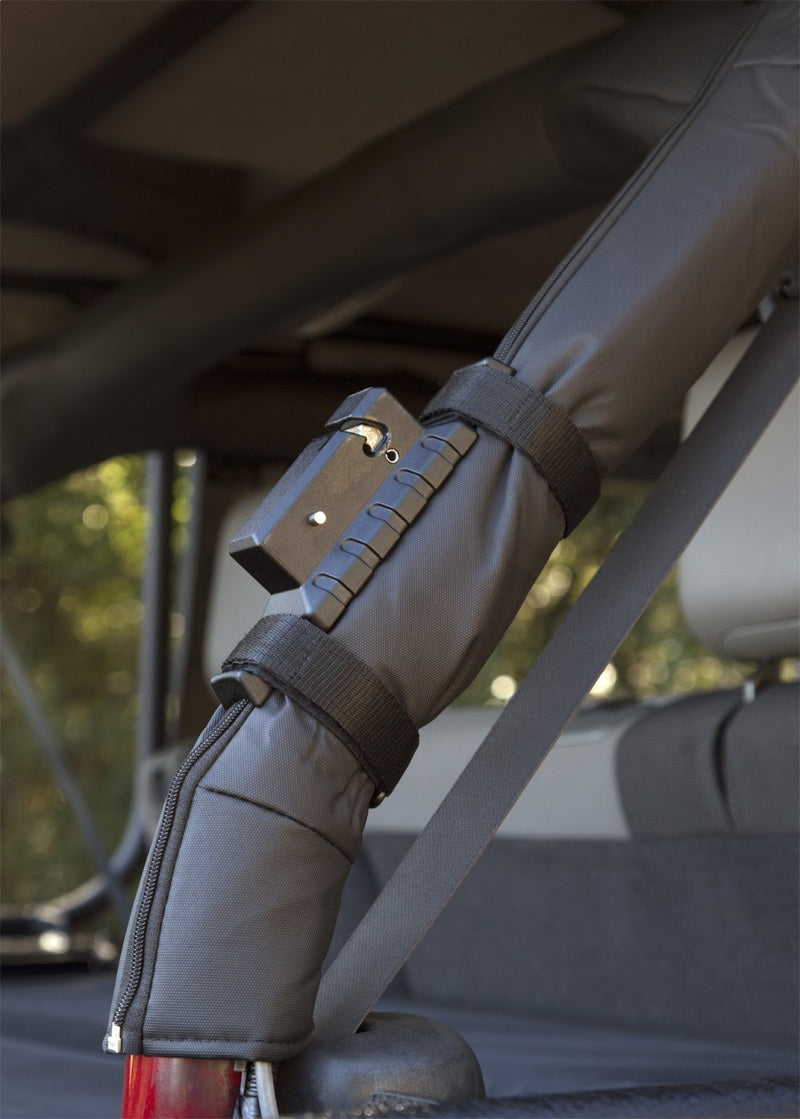 Rugged Ridge 76-20 Jeep Wrangler Elite Fire Extinguisher Holder - 11238.40 for 1987-2025 Jeep Wrangler - close-up