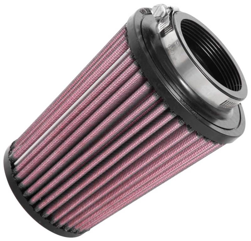 K&N Universal Rubber Filter 2-1/2in Flg / 4-1/2in OD B / 3-1/2in OD T / 6in H - Black Top - RU-5062XD