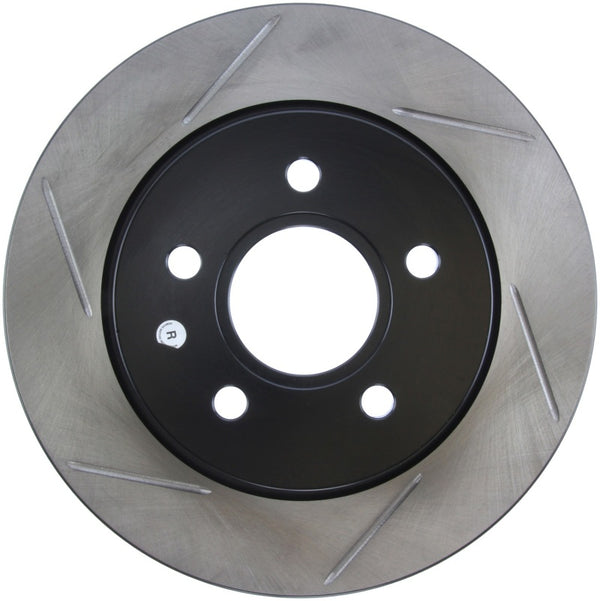 StopTech 13+ Ford Focus ST Slotted Rotor - Rear Right - 126.61099SR for 2012-2018 Ford Focus - front view
