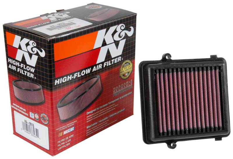 K&N 16-17 Honda CRF1000L Africa Twin 998 Replacement Drop In Air Filter (2 Per Box) - HA-9916 for 2016-2019 Honda CRF1000L Af