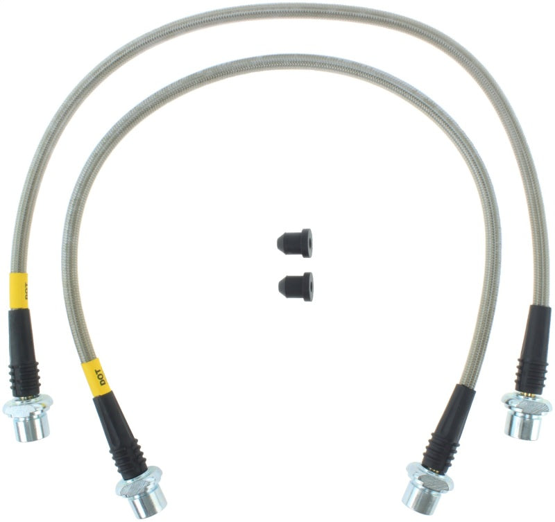 StopTech 05-17 Toyota Tacoma Stainless Steel Rear Brake Line Kit - 950.44520