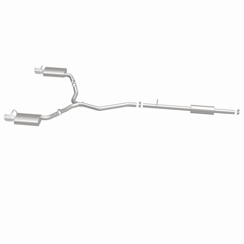 MagnaFlow 11-13 Ford Explorer V6 3.5L SS Catback Exhaust Dual Split Rear Exit w/ 3.5in SS Tips - 15467