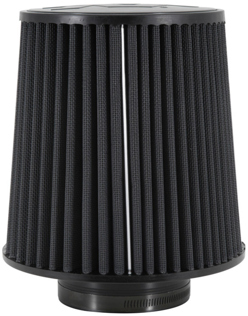 K&N Universal Rubber Filter-Round Tapered 4in Flange ID x 8in Base OD x 6.625in Top OD x 8in H - RU-5171HBK for 2003-2009 Dod