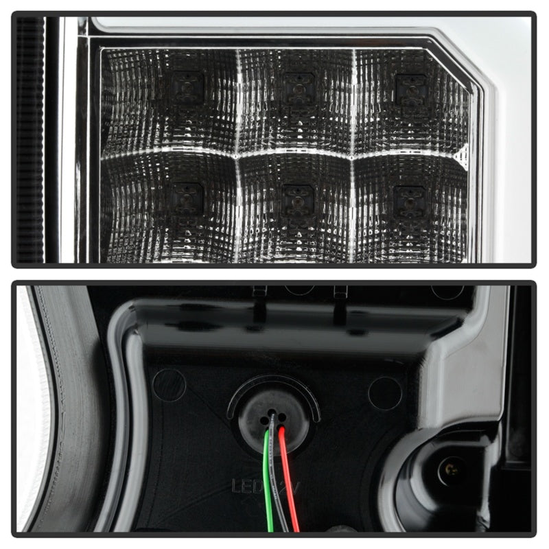 Spyder 04-09 Dodge Durango LED Tail Lights - Chrome ALT-YD-DDU04-LED-C - 5086525