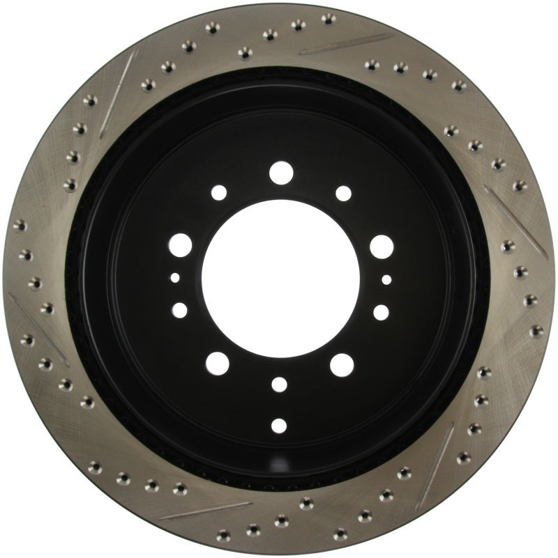 StopTech Slotted &amp; Drilled Sport Brake Rotor - 127.44157L