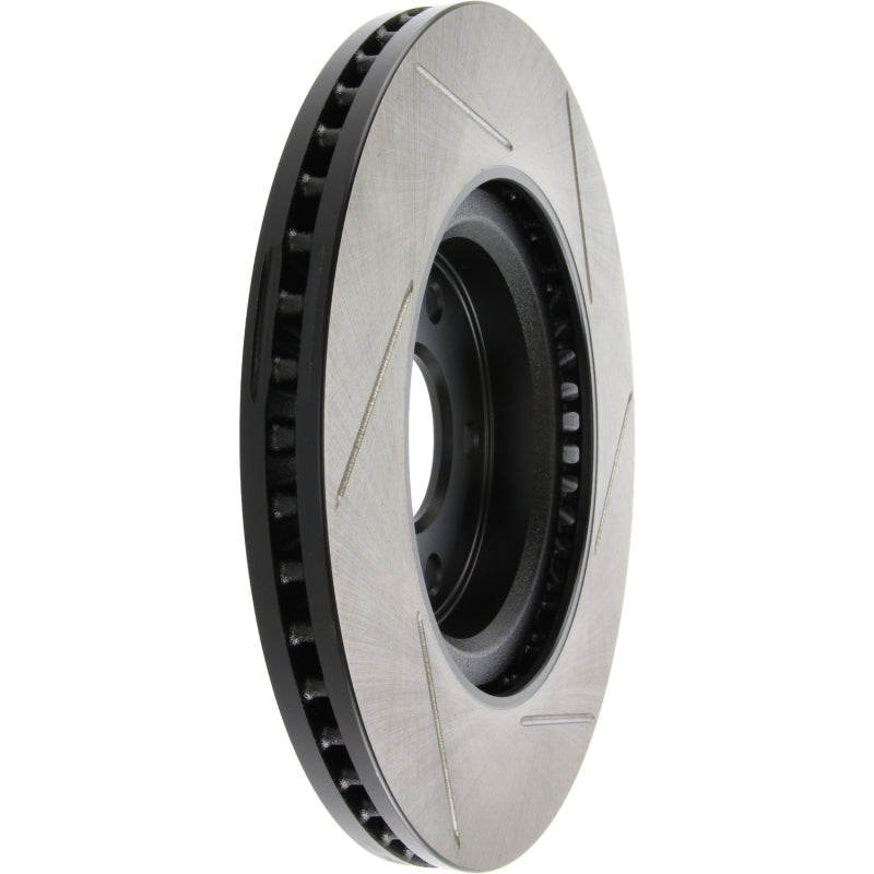 StopTech 13-15 Nissan Pathfinder Slotted Front Right Rotor - 126.42120SR
