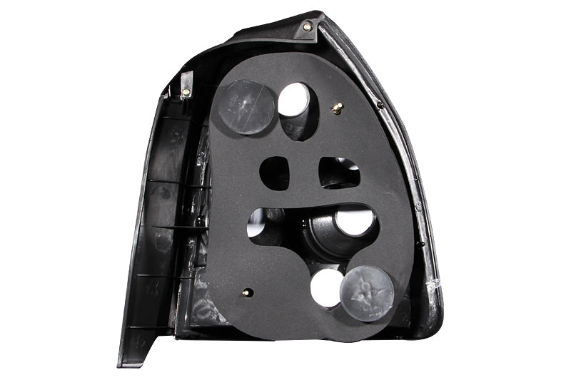 ANZO 1996-2000 Honda Civic Taillights Black - 221065