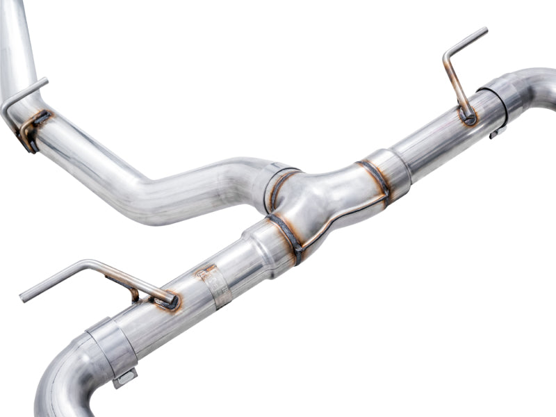 AWE Subaru BRZ/ Toyota GR86/ Toyota 86 Track Edition Cat-Back Exhaust- Chrome Silver Tips - 3020-32279