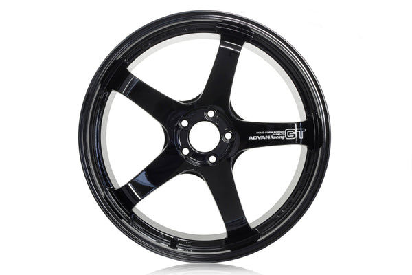 Advan GT Premium Version 20x10.0 +35 5-114.3 Racing Gloss Black Wheel - YAQ0K35E9P by Advan - front view