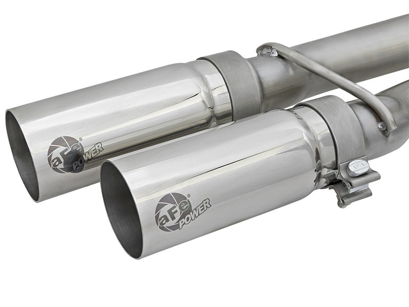 aFe Rebel Series 3in SS Cat-Back Exhaust System w/ Polished Tip 04-15 Nissan Titan V8 5.6L - 49-46124-P