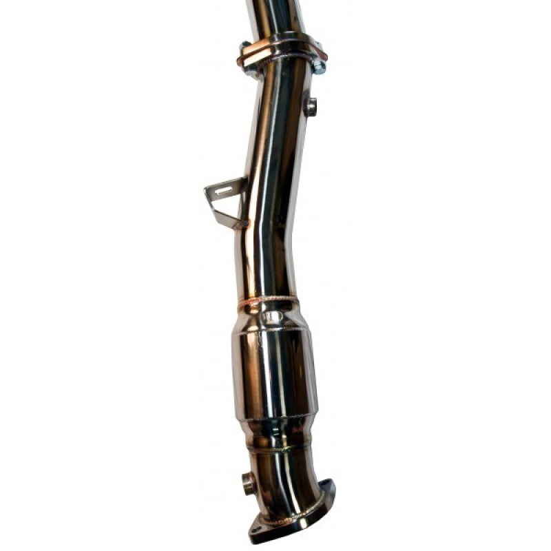 Turbo XS 02-07 WRX-STi / 04-08 Forester XT High Flow Catted Downpipe - WS02-DPC