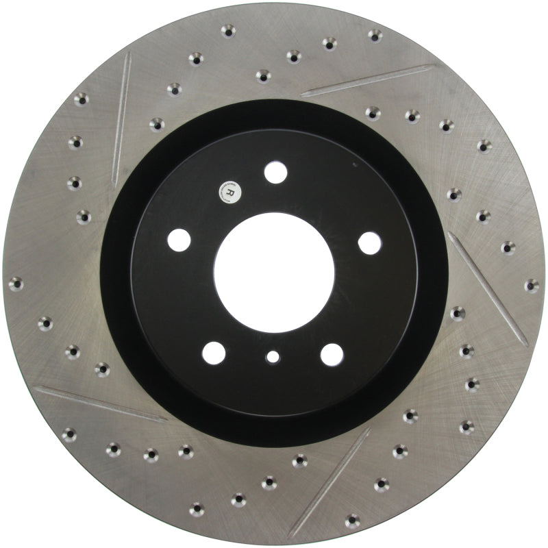 StopTech Slotted &amp; Drilled Sport Brake Rotor - 127.42076R