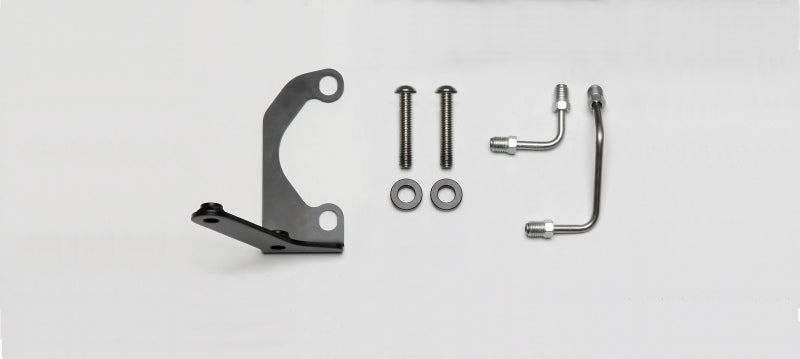 Wilwood Tandem Master Cylinder to Prop valve Bracket L/H &amp; Line Kit - 220-13189