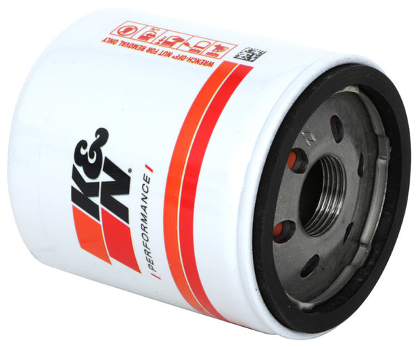 K&N Premium Wrench-Off Oil Filter - HP-1020 for 2014-2026 Chevrolet Corvette - front view