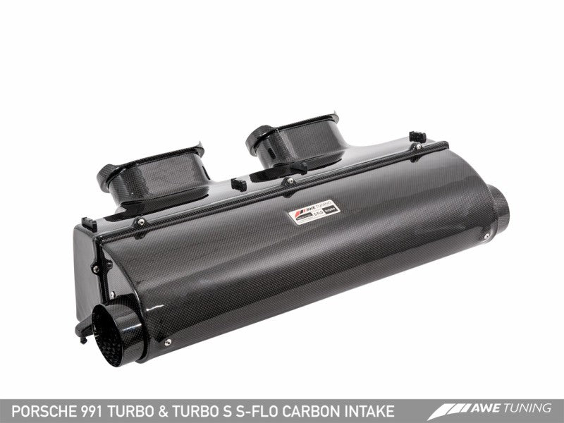 AWE Tuning Porsche 991 (991.2) Turbo and Turbo S S-FLO Carbon Intake - 2660-13040