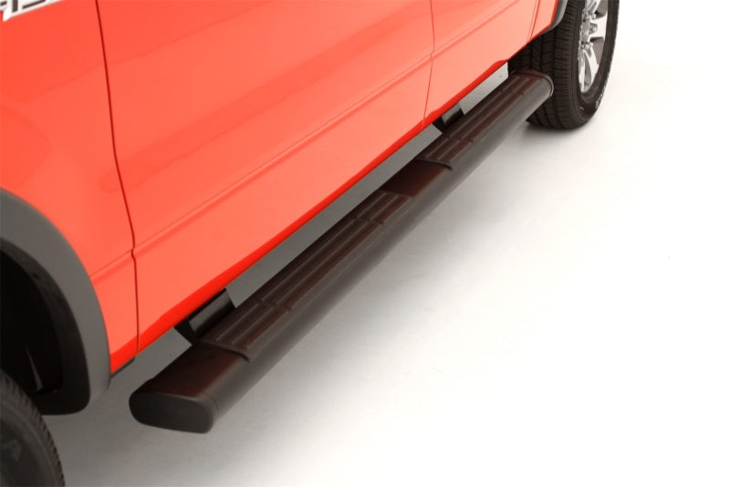 Lund 10-17 Dodge Ram 2500 Crew Cab 6in. Oval Straight Black Nerf Bars - Black - 26685007