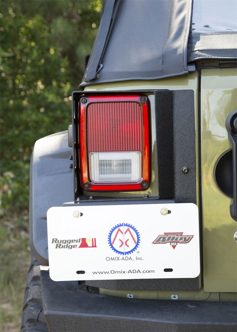 Rugged Ridge XHD Corner Guard Rear 07-18 Jeep Wrangler JKU 4 Door - 11615.20 for 2007-2018 Jeep Wrangler - close-up