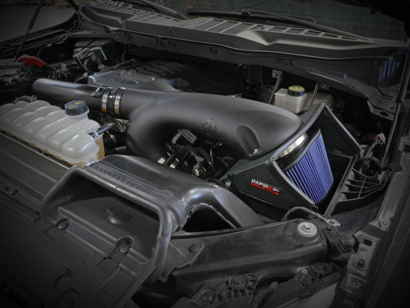 aFe Rapid Induction Cold Air Intake System w/Pro 5R Filter 2021+ Ford F-150 V6-3.5L (tt) - 52-10010R for 2022-2026 Ford Exped