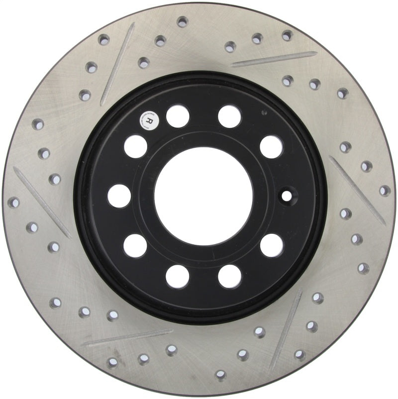 StopTech Slotted &amp; Drilled Sport Brake Rotor - 127.33099R