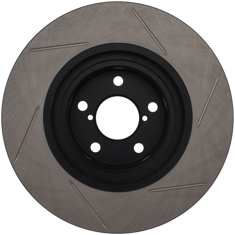 StopTech Power Slot 06-08 Subaru Legacy / 13+ Scion FR-S / Subaru BRZ / 86 Slotted Rotor - Front Left - 126.47021SL