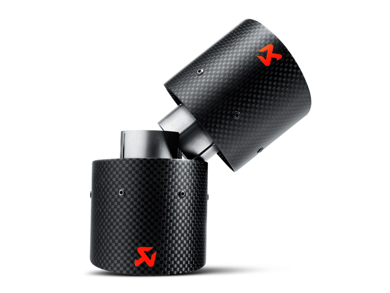 Akrapovic 07-14 MINI Cooper S (R56) / Cooper S Cabrio (R57) Tail Pipe Set (Carbon) - TP-MINR56/57-CA