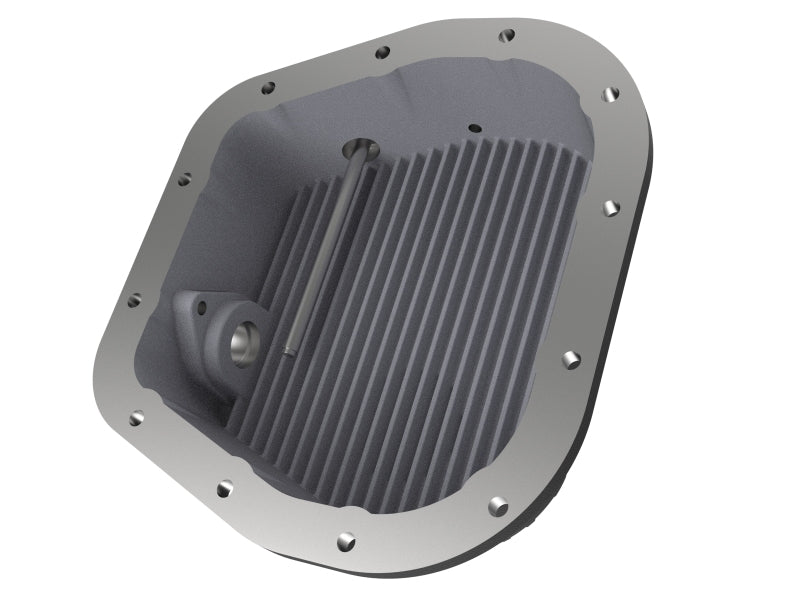 aFe Power Rear Diff Cover (Machined) 12 Bolt 9.75in 97-16 Ford F-150 w/ Gear Oil 4 QT - 46-70152-WL